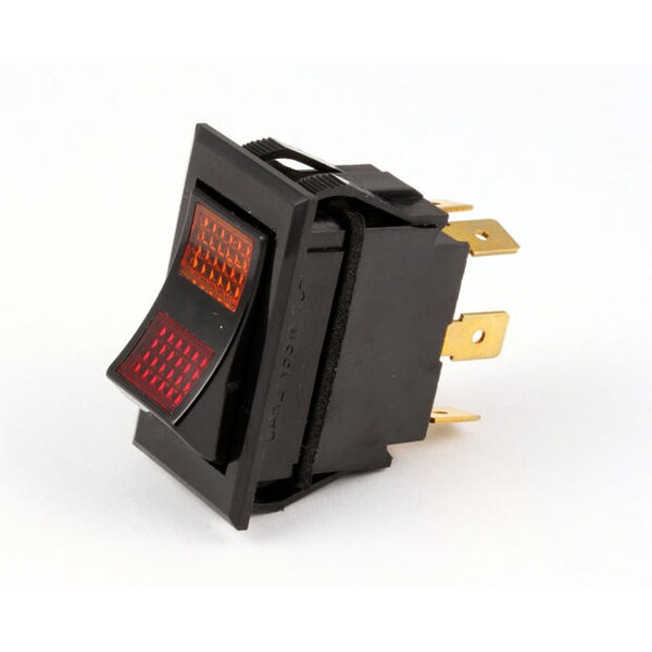 Bki Rocker DPDT 15 Amp 250 Volt Lamp Switch S0104 - main